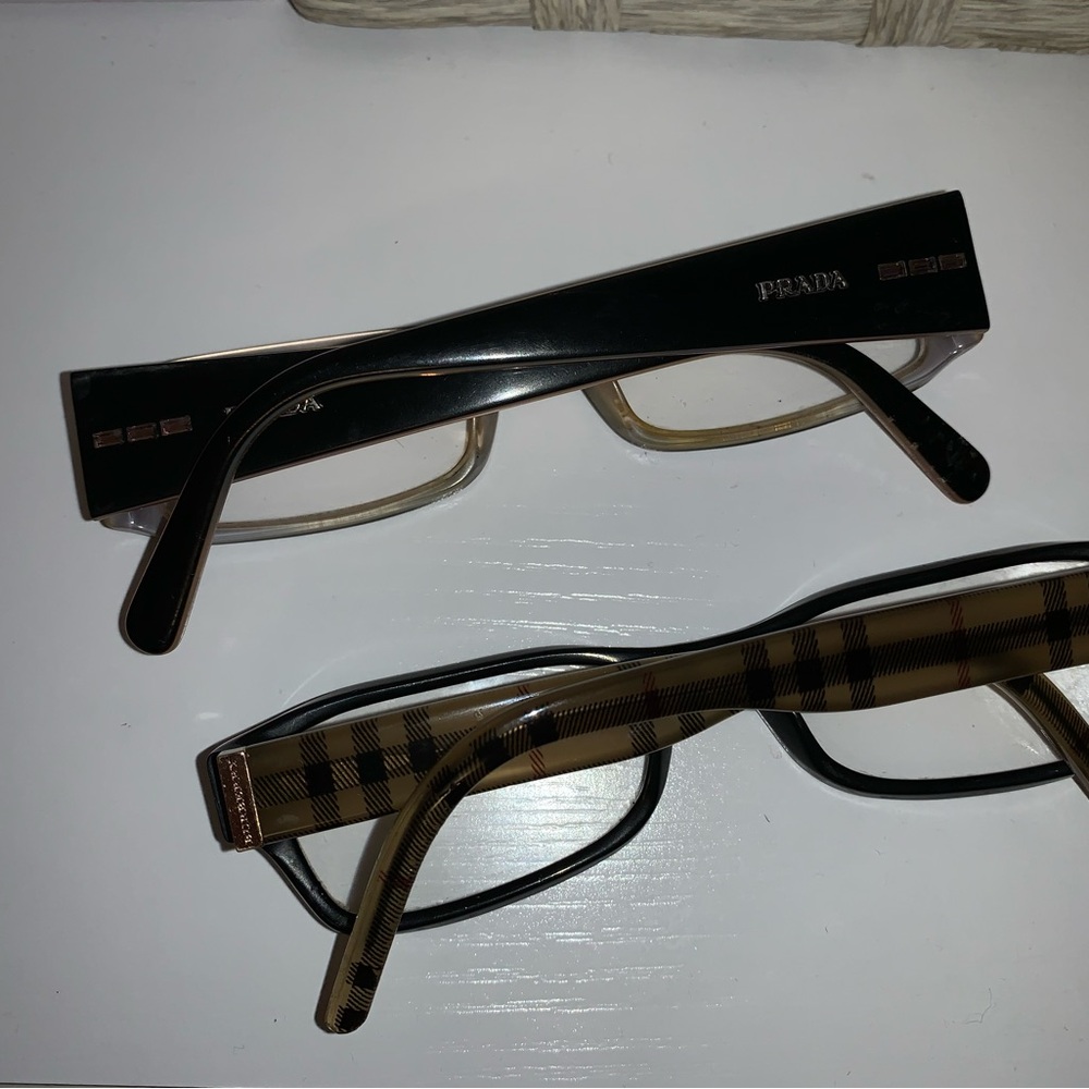 Prada Black and Tan Sunglasses - Picture 6 of 7